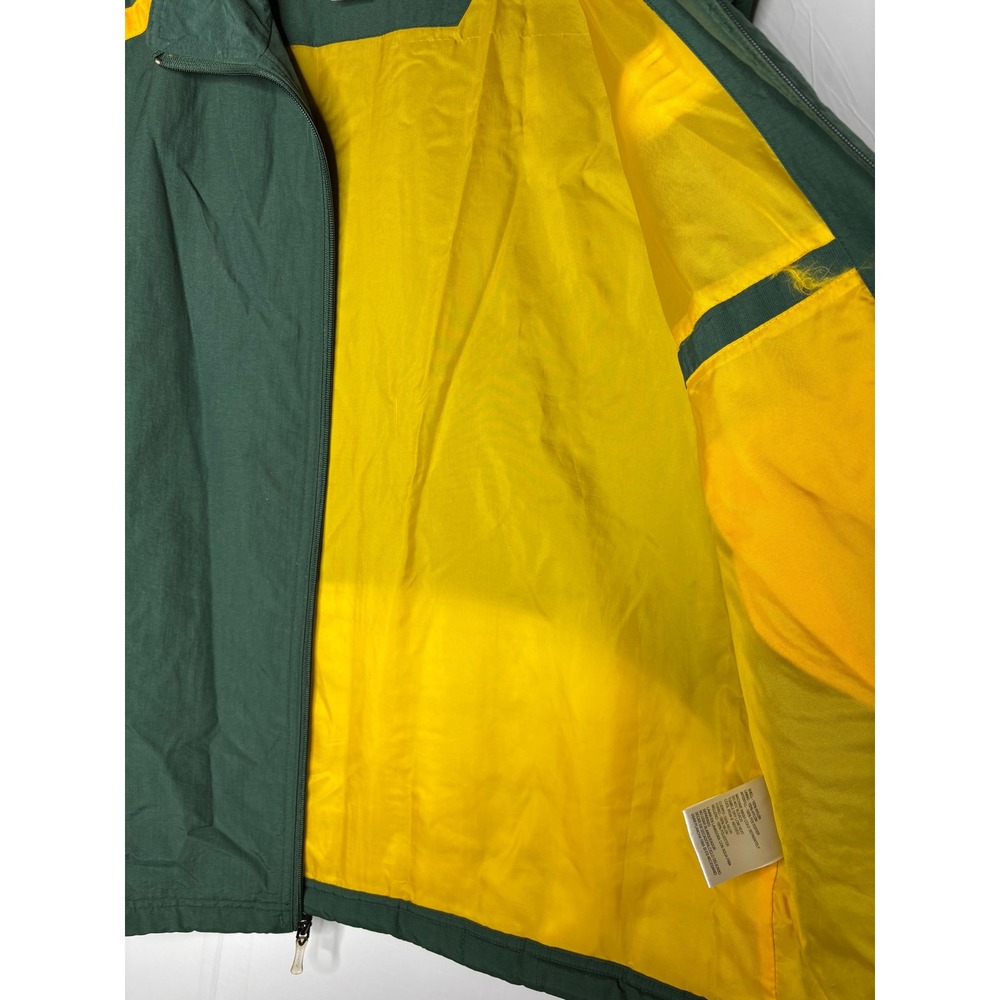VtG Green Bay Packers NFL On Field‎ Full Zip Vest Mens Medium Green Yellow - Picture 7 of 10